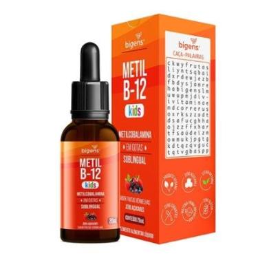 Imagem de Vitamina B12 Kids Metilcobalamina Gotas 20ml Frutas Vermelhas - Bigens-Unissex