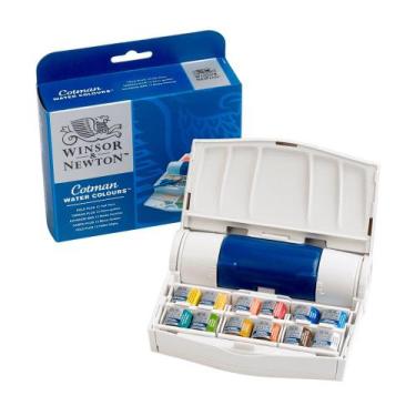 Imagem de Aquarela Pastilha Winsor & Newton Cotman Field Plus 15 Peças