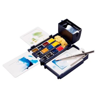 Imagem de Aquarela Winsor & Newton Profissional Field Box 16 Peças