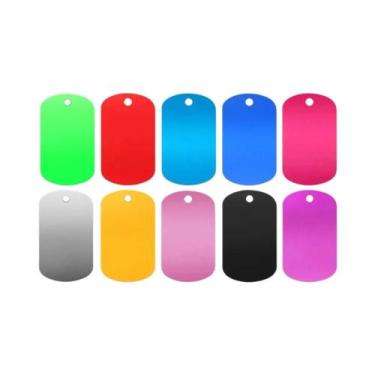 Imagem de Placas Metálicas Para Estampagem 10-20 Peças, Placas De Identificação 