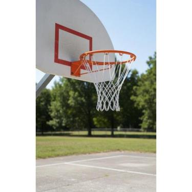 Imagem de Cesta Basquete Aro 45cm Inox + Rede e Parafusos - Congratulations Stor