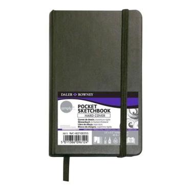 Imagem de Sketchbook Daler Rowney Simply Pocket 100g 8,9x14cm 72fls