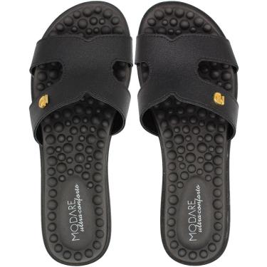 Imagem de Tamanco Anabela Slide Modare Napa Nature Aplique Feminino