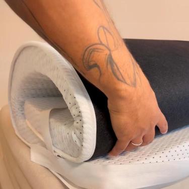 Imagem de Pillow Top para Sofá-Cama Guldi Orginal Espuma D33 (6x114x190) Branco