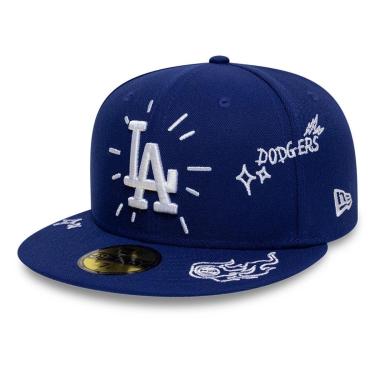 Imagem de MLB NEW ERA SCRIBBLE 59FIFTY LOSDOD DRYWHI-Masculino