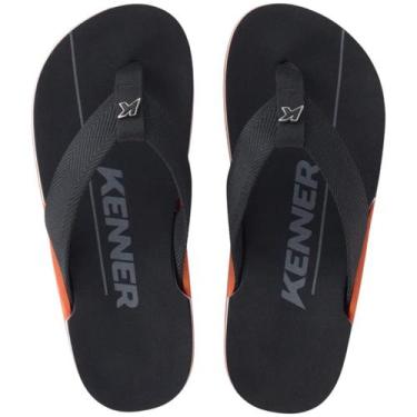Imagem de Chinelo Masculino Durabilidade Estilo Moderno Nk6 Pro Kenner, Preto, L