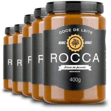 Imagem de Doce de Leite Rocca Tradicional 400g Kit 5 Unidades