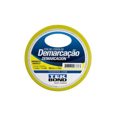 Imagem de Fita Demarcação 48MMX15M - Tekbond Amarelo, Amarelo