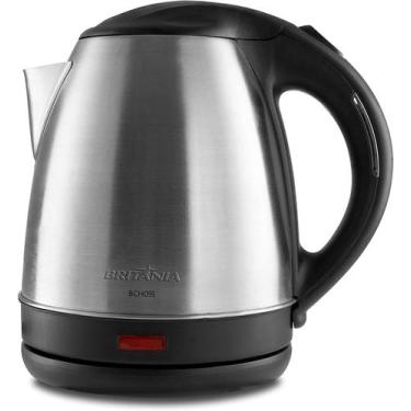 Imagem de Chaleira Britânia Elétrica 1,2 Litros BCH09i Inox - Britania, 220V