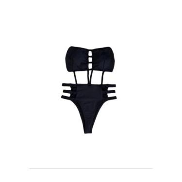 Imagem de Moda praia Maiô tendência verão 2022 canelado - Cherry Beach, P