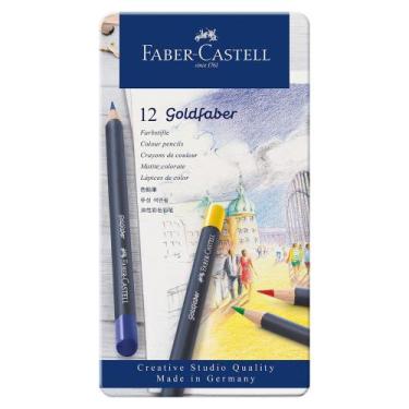 Imagem de Lápis de Cor Permanente Faber Castell Goldfaber 12 Cores - FABER CASTE
