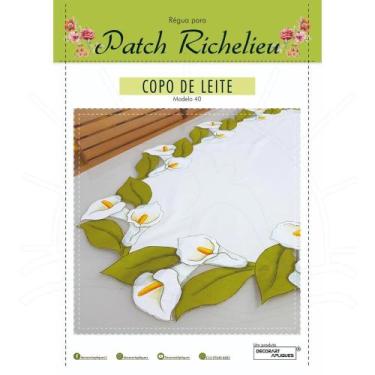 Imagem de Régua para Patch Richelieu Márcia Caires Modelo 40 - Copo de Leite - D