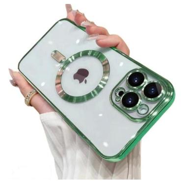 Imagem de Case Magsafe Colors Blindex Luxo Proteção Compatível com Iphone 13 Pro
