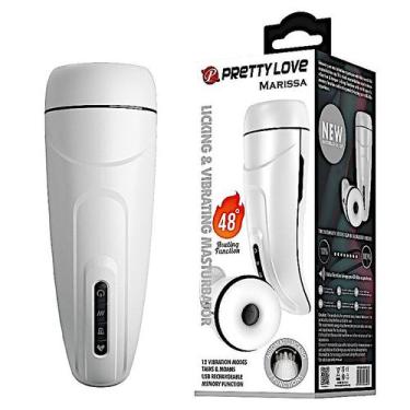 Imagem de Masturbador masculino lanterna eletrico pretty love marissa recarregav