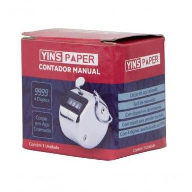 Imagem de Contador Manual 4 Dígitos - Yin's Paper - YINS BRASIL