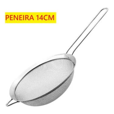 Imagem de Peneira Peneiras Coador Coadores 8cm 10cm 12cm 14cm Para Suco Farinhas