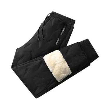Imagem de Calças De Corrida Masculinas Para O Inverno, Térmicas, Impermeáveis E 