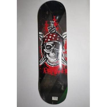 Imagem de Skate Boarding Street Vertical Com Lixa 80x20cm  - XIAOLUHU, Caveira p