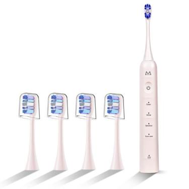 Imagem de Escova de dentes elétrica Sonic Marlincare 48000 RPM com 4 modos