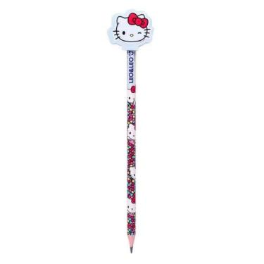 Imagem de Lápis Hb Com Borracha Na Ponta Hello Kitty Leo&leo Azul Claro - LEONOR