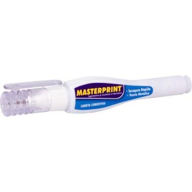 Imagem de Caneta Corretiva MP 435 7ML Metal Branca - Masterprint