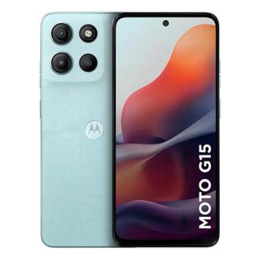 Imagem de Smartphone Motorola Moto G15 512GB 4GB RAM Dual SIM Tela 6.72 Azul Cel