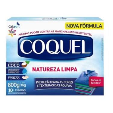 Imagem de Sabão em Pó COQUEL Natureza Limpa 800g