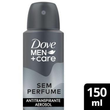 Imagem de Desodorante Aerosol Dove Men+Care Sem Perfume Pele Sensível 72h 150ml