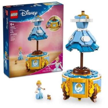 Imagem de Lego Disney 43266 Vestido da Cinderela e Atelier 474 peças