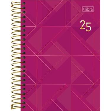 Imagem de Agenda 2026 Diaria Spot Feminina Espiral M5 Tilibra 200 Fls