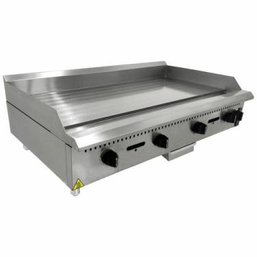 Imagem de Chapa Manual de Mesa Venâncio Prime Industrial Em Inox a Gás 120 cm PC
