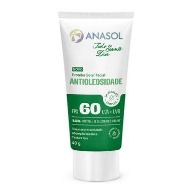 Imagem de Protetor Solar Facial Anasol Antioleosidade FPS 60 40g - Dahuer