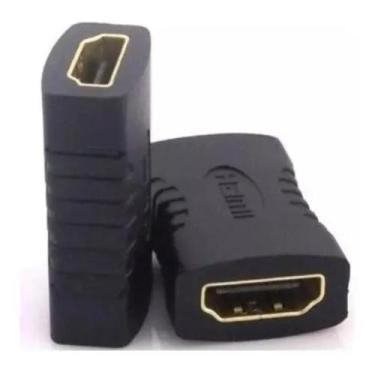 Imagem de Adaptador HDMI Fêmea x Fêmea Premium Emenda Extensor Conector HDMI Aco