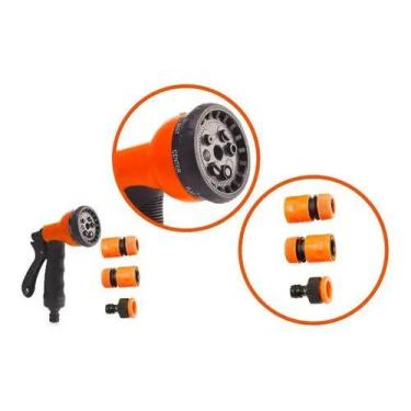 Imagem de Kit para Jardim com Ducha 7 Funções  4 peças Ducha, Engate Rápido Padr