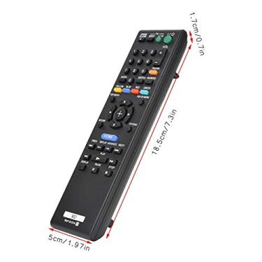 Imagem de DAUERHAFT Controle remoto universal DVD substitui controle remoto para DVD para controle remoto para controle remoto de DVD para RMT-B107A