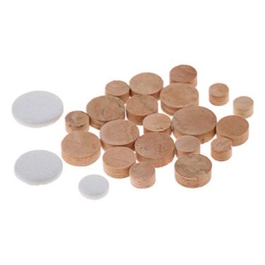 Imagem de Newmind Pacote de 20 tapetes de cortiça Oboes Soundhole com 3 almofadas de couro para oboist