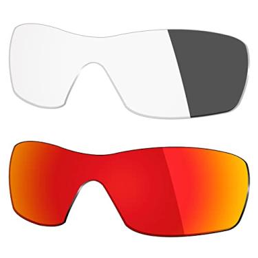 Imagem de 2 pares de lentes polarizadas de substituição da Mryok para óculos de sol Oakley Dart – Opções