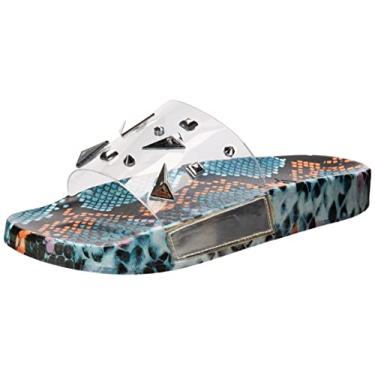 Imagem de Katy Perry Sandália rasteira feminina The Jimmi, Transparente/cobra, 37