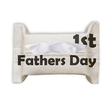 Imagem de 1st Father's Day Festival Citação Papel Toalha Facial Lenço Guardanapo