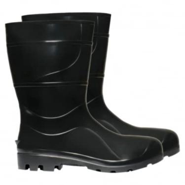 Imagem de Bota PVC Impermeável Vulcaflex Galocha 110VFLEX BR CA 42291 700453 PRETO MARLUVAS-Tamanho 45