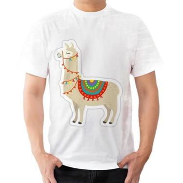 Imagem de Camisa Camiseta Personalizada Animal Lhama Estilosa 3 - Estilo Kraken