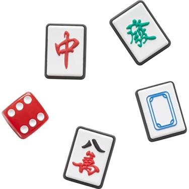 Imagem de Crocs Jibbitz Icon Pack adulto unissex | Berloques de sapato Jibbitz, Mahjong Pacote com 5, 5 Pack