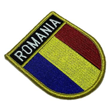 Imagem de BPROEV001 Bandeira Romênia Patch Bordado Fecho Contato
