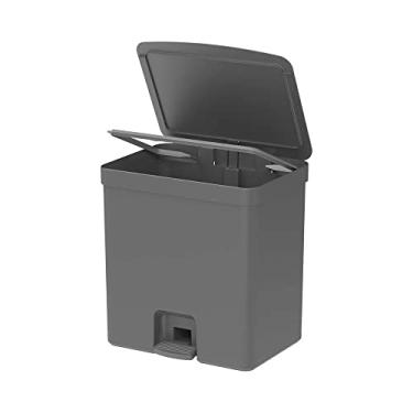 Imagem de Lixeira com Pedal Trium Cinza 20L
