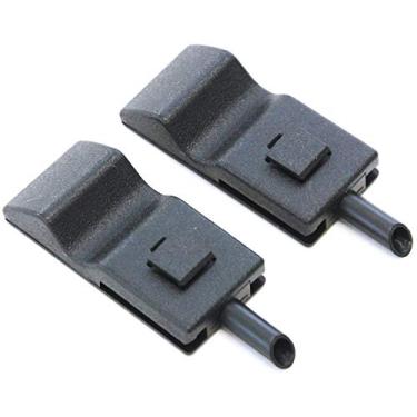 Imagem de Red Hound Auto 2 maçanetas de fechadura interna da porta frontal ou traseira preta ébano compatível com Chevrolet GMC GM Silverado Sierra 2007-2013 (excluído modelo clássico 07)