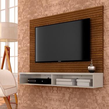 Imagem de Painel Suspenso Tv 50 à 55" Quebec Freijó Ripado/of - Móveis Arapongas