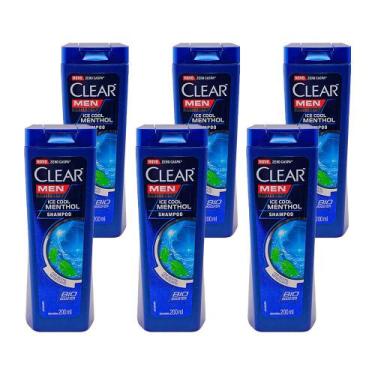 Imagem de Shampoo Clear Men Anticaspa Ice Cool Menthol Bio Booster Ação Refresca