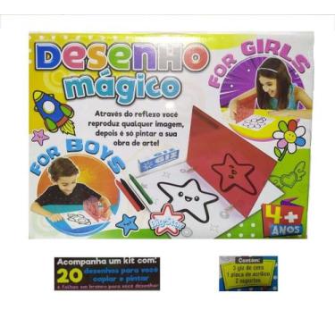 Brinquedo Infantil para Jogar e Desenhar com Mágica - Big Star - Kit de  Colorir - Magazine Luiza