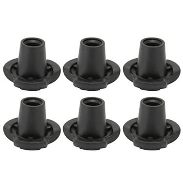 Imagem de Borracha para muletas, virolas de borracha, virolas de borracha para bengalas, acessórios para muletas e caminhantes, pontas de substituição para muletas 6 peças ponta para pés