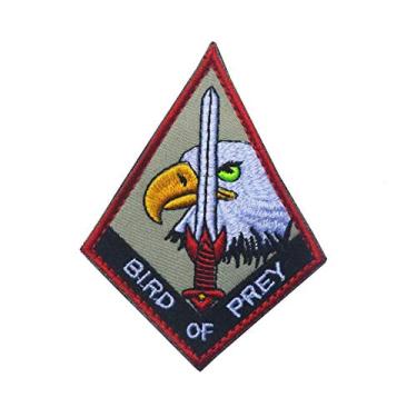 Imagem de OYSTERBOY USAF Air Force Area 51 militar preto Ops Pássaro de Rapina Mcdonnell Douglas Aviation Tactical Patch Hook & Loop